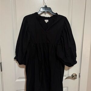 Mud Pie Black Long Sleeve Dress